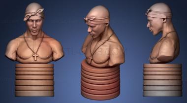 3D model Tupac Shakur (STL)